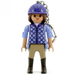 Playmobil raktų pakabuko figūrėlė raitelis 70651, 1 vnt., populiarūs žaislai Korėjoje blue