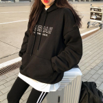 Moteri&scaron;ki palaidi megztiniai su gobtuvu ilgomis rankovėmis Moteri&scaron;ki megztiniai vienspalviai megztiniai M abrikosas