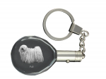 Puli, Hungarian Water Dog - pendant with a photo of a dog, crystal key ring in a gift box, a unique gift by Art-Dog