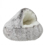 Apvalus kačių lova Cat Mat Kačių lova Patogus plaunamas miegamojo krep&scaron;elis Pliu&scaron;inis namas One Size