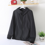 Apsauginiai nuo saulės drabužiai Vyri&scaron;ki moteri&scaron;ki UV atsparūs trumpi kieto ra&scaron;to užtrauktukai ki&scaron;enės gobtuvas kvėpuojantis laisva vasarinė oda Drabužiai Plonas paltas XXXXL