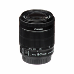 Canon EF-S 18-55mm f/3.5-5.6 IS STM priartinantis objektyvas juoda