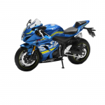 1/12 mastelio SUZUKI GSX1000 lieto metalo motociklo modelis - Realisti&scaron;kas dizainas, idealus motociklų entuziastams, puiki dovana bet kokio amžiaus žmonėms mėlyna