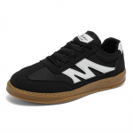 Originalūs vyri&scaron;ki riedlenčių batai plok&scaron;čiu padu, madingi juodi sportbačiai vyrams, patogūs, neslidūs sportiniai batai vyrams, sportiniai bateliai zapatillas de skate 39