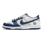 NBA x Nike Dunk Low EMB GS 75-ojo jubiliejaus - Nets Vaikams Sportbačiai Balti Tamsiai Mėlyni Pilki DO6288-001 36