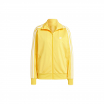 Adidas Originals Adicolor Firebird Sportinis Džemperis Su Trimis Juostelėmis Ir Stoviniu Apykakle Moteri&scaron;ki Vir&scaron;utiniai Drabužiai Ry&scaron;kiai Geltonas IP0611 S