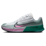 Nike Court Air Zoom Vapor 11 HC Baltas Bicoastal Žaismingas Rožinis (Moteri&scaron;kos) Moteri&scaron;ki sportbačiai Juodi DR6965-109 36