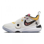 Nike Team Hustle D 11 PS Patogūs Lauko Neslystantys Smūgius Sugeriantys Žemi Berniukų Krep&scaron;inio Batai Berniukų Sportbačiai Balti FJ7689-101 28