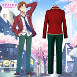 Anime Elitinė klasė Horikita Suzune Cosplay kostiumas Suaugusiai moteriai I&scaron;skirtinis mokyklinis &scaron;varkas Mar&scaron;kiniai Sijonas Helovino uniforma M 45-50kg raudona