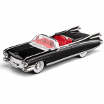 1/24 Cadillac Eldorado 1959 Lydinio Sportinio Automobilio Modelis Metalinis Liejimo Būdu Garsas ir &Scaron;viesa Atitraukiamas Berniuko Dovana Ornamentas Helovino Žaislai juoda