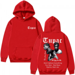 Kar&scaron;tas i&scaron;pardavimas Raperis Tupac 2pac Shakur All Eyez on Me Hoody Vyrams Moterims Hip Hop Mada Vintage Megztiniai Vyri&scaron;ki Oversized Hoody S