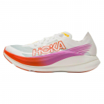 HOKA ONE ONE ROCKET X 2 Neslystantys Atsparūs Dilimui Žemi Laisvalaikio Lenktyniniai Bėgimo Batai Vyri&scaron;ki Balti Sportbačiai 1127927-FLV 42.5 balta