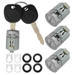 4x durų spynos cilindras ir 2 raktai 01-10 Chevrolet Express 1500-3500 Blazer S10 gray
