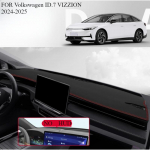 SKIRTA Volkswagen ID.7 VIZZION 2024-2025 Automobilio prietaisų skydelio kilimėlis Prietaisų skydelio kilimėlis Prietaisų skydelio dangtelis Apsauga nuo saulės Prietaisų skydelio dangtelis Kilimas Priedai front A
