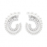Swarovski Ariana Grande Kapsulinė Kolekcija Inkrustuotas Dizainas Rodžiu Padengti Auskarai Moteri&scaron;ki Auskarai Sidabriniai 5720869 Box (Random Color)