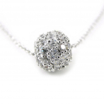Les Tr&eacute;sors De Lily [H0526] - Collier Argent 'D&eacute;esse' blanc