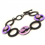 NOA [H8853] - Bracelet Cr&eacute;ateur 'M&eacute;lusine' violet violetinė