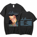 &bdquo;Deftones Around The Fur Tour Band&ldquo; koncertiniai mar&scaron;kinėliai &bdquo;Punk Hip Hop&ldquo; mar&scaron;kinėliai Gotikiniai retro dideli mar&scaron;kinėliai, skirti unisex gatvės aprangai M