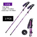 2 vnt / 5 sekcijų lauko sulankstomi žygių lazdos Ne&scaron;iojama pėsčiųjų lazda, skirta &Scaron;iaurės &scaron;alių pagyvenusių žmonių teleskopiniam klubui, kurį lengva įdėti į krep&scaron;į