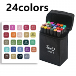 24/30//40/60//80//120 spalvų Touchfive Copic Markers eskizų rinkinys, skirtas manga dizaino dvigubos galvutės &scaron;epetėlio ra&scaron;ikliui mokyklos meno reikmenims
