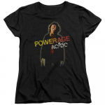 AC DC Powerage Rock N Roll Music Band Ladies Unisex mar&scaron;kinėliai S