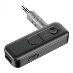 USB AUX BT5.3 2 viename siųstuvo / imtuvo adapterio ne&scaron;iojamasis ausinių garso belaidis imtuvas juoda