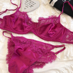 Seksualus apatinio trikotažo rinkinys moterims Itin plonas liemenėlių rinkinys prancūzi&scaron;kais nėriniais kvėpuojantis bralette moteri&scaron;kas &scaron;ilko patogus liemenėlės ir apatinis trikotažas XL