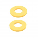 2 vnt Guminės įvorės amortizatoriai priekinės statramsčio vir&scaron;uje montuojamas bok&scaron;to pakaba vairo amortizatorius guolio poveržlės duslintuvo blokas geltona