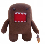 PKM domo-kun pliu&scaron;iniai lėlės žaislai Aquali mink&scaron;ti kim&scaron;yti pliu&scaron;iniai žaislai vaikams 20cm ruda