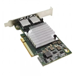 10 Gbps Intel X540-T2 Ethernet kortelė PCI-E iki RJ45 dvigubo prievado tinklo i&scaron;plėtimas 10 Gbps / 5 Gbps / 2,5 Gbps / 1 Gbps belaidžio adapterio palaikymas PC Win10/11