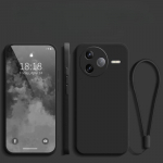 &bdquo;POCO F7 Ultra POCO F7 Pro F7Ultra&ldquo; skysto silikono virvelės laikiklio dėklas, skirtas &bdquo;Xiaomi 15 Ultra 15 Pro&ldquo; objektyvo kameros apsauginiam telefono dangteliui. For POCO F7 Pro juoda