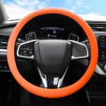 Automobilio vairo dangtelis Universalus silikoninis automobilio rankenos dangtelis silikoninis apsauginis dangtelis &bdquo;pasidaryk pats&ldquo; Tuning salono priedai
