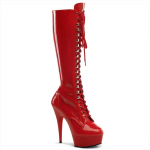 15cm Priekyje rai&scaron;teliais auk&scaron;takulniai Pole &scaron;okio batai, Stiletto batai, Mados tendencija auk&scaron;ti batai YKC 45 raudona