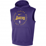 Nike Dri-Fit Nba Los Angeles Lakers Spotlight Laisvas prakaitą sugeriantis be rankovių džemperis su gobtuvu Vyri&scaron;ki džemperiai Violetinis HJ9173-504 M