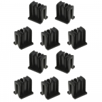 10 vnt. 66820-ED000 Valytuvo apatinės plok&scaron;tės deflektoriaus laikikliai klipsai Nissan automobiliams