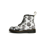 Dr. Martens 1460 Junior pilnai marginti ta&scaron;keliais, vidutinio auk&scaron;čio, kasdieniai, užsegami užtrauktuku, vandeniui atsparūs, patvarūs vaiki&scaron;ki odiniai batai, vaiki&scaron;ki batai, juodi, balti 27071009 33