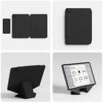 ZOYU i&scaron;manusis folio dėklas IPad A16 11-osios 2025 m. IPad Air 11 Funda IPad Pro 13 12.9 4/5/6 kartos Mini 8.3 A17 Pro magnetinis Capa iPad Pro 13 M4 M5 juoda