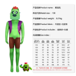 Naujas Helovino Brawl Stars cosplay cosplay kostiumas vienas gabalas pėdkelnės kostiumas 140 green