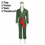 Kung Fu Vaikas 2 Legendinis Berniukas Karate Kostiumas I&scaron; Poliesterio Audinio Cosplay ir Vaidmenų Žaidimams Child 110 žalia