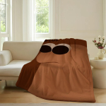 Juokingas Marcusas Kirminas VRchat Rorert Antklodė Sofai Biurui Lovai Lėktuvo Kelionei Miegui Skaitymui Atsipalaidavimui Stovyklavimui Mink&scaron;tas Ir &Scaron;iltas 125x150cm (50x60inch) white