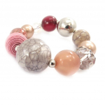 Les Tr&eacute;sors De Lily [J8251] &ndash; Taupe rožinė &bdquo;Scarlett&ldquo; dizainerio apyrankė ruda