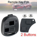 2/3 mygtukų automobilio rakto korpusas, tinkantis Toyota RAV4 Yaris Prado Corolla Land Cruiser Previa Tarago 2 Button