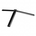 Aliuminis vaizdo stalo trikojis 8 cm su universalia 1/4 colio sąsaja DSLR SLR fotoaparatų stabilizatoriui juoda
