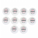 10 vnt stalo teniso kamuoliukas, profesionalus 40 mm didelio elastingumo stalo teniso kamuolys balta