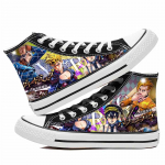 Anime animacinių filmų studentams didelė pagalba Cosplay Cos JoJo keistoki nuotykių batai Drobiniai madingi batai laisvalaikio patogūs vyrai, moterys 43