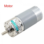 12V/24V 35W mikro nuolatinės srovės pavaros variklis, reguliuojamas greitis CW/CCW Didelis žemo triuk&scaron;mo elektros variklis 12V 10RPM