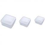 3 vnt maisto saugojimo dėžutė, &scaron;viežia laikymo dėžutė, plastikinė maisto talpa B