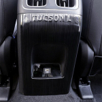 Skirta Hyundai Tucson L 2021 1x nerūdijančio plieno porankio galinis nuo smūgio apsauginis trinkelės dangtelis