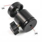 Metalinė universali karkaso galvutė, 52x28,5 mm visi&scaron;kai nauja 1/4