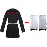 Anime Tokyo Revengers Shiba Yuzuha Sailor mokyklinė uniforma Mergaičių sijono kostiumas Cosplay kostiumas Moterų suknelė Juoda L kaip parodyta spalva